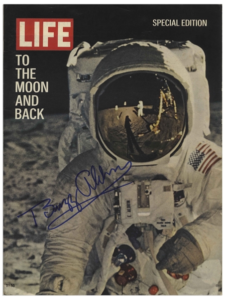 Buzz Aldrin Signed ''Life'' Magazine -- Uninscribed -- With Steve Zarelli COA